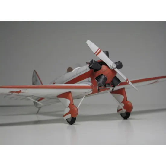 PAPER MODEL KIT MILITARY AVIATION TRAINING AIRCRAFT UT-1 (AIR-14) 1/33 OREL 38