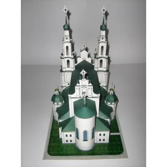 PAPER MODEL KIT ARCHITECTURE POLOTSK ST. SOPHIA CATHEDRAL 1/150 OREL 41
