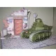 PAPER MODEL KIT MILITARY ARMOR LIGHT TANK T-18 1/25 OREL 45