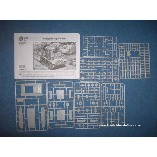 Bergepanzerwagen III Ausf. J repair vehicle 1/72 Military Wheels 7255
