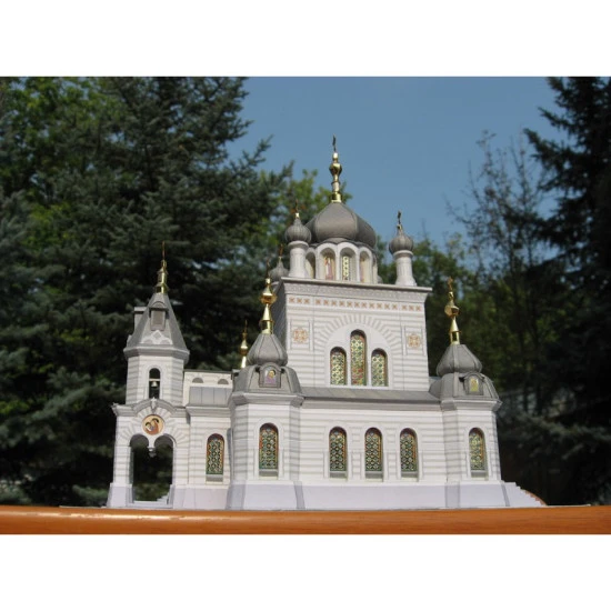 PAPER MODEL KIT ORTHODOX CHURCH 70 CHURCH OF THE RESURRECTION 1/150 OREL 70