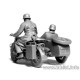 Kradschutzen German Motorcycle Troops on the Move on BMW R75 1/35 Master Box 3548F
