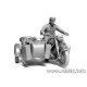 Kradschutzen German Motorcycle Troops on the Move on BMW R75 1/35 Master Box 3548F