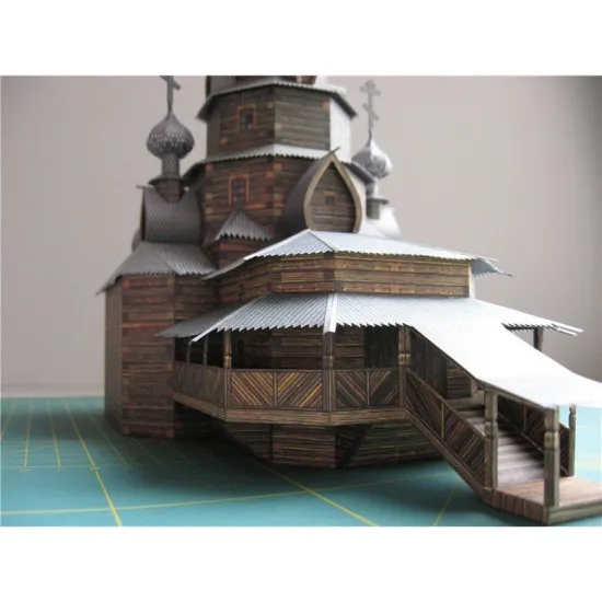 PAPER MODEL KIT TRANSFIGURATION AND RESURRECTION CHURCH 1/100 OREL 83