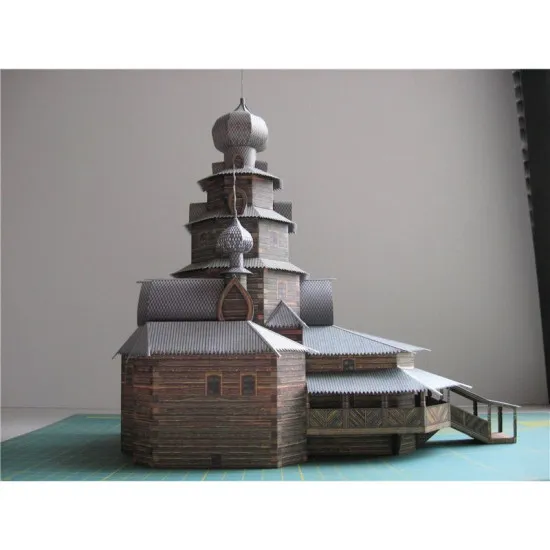 PAPER MODEL KIT TRANSFIGURATION AND RESURRECTION CHURCH 1/100 OREL 83