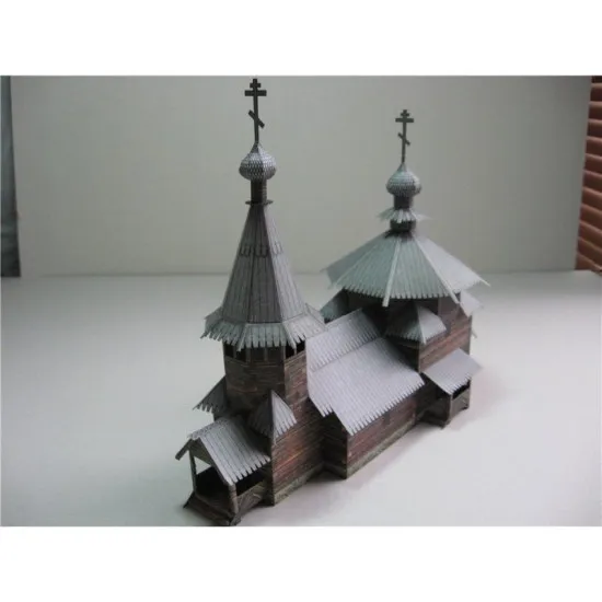 PAPER MODEL KIT TRANSFIGURATION AND RESURRECTION CHURCH 1/100 OREL 83