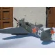 PAPER MODEL KIT MILITARY AVIATION FIGHTER AIRCRAFT LA-5 1/33 OREL 86