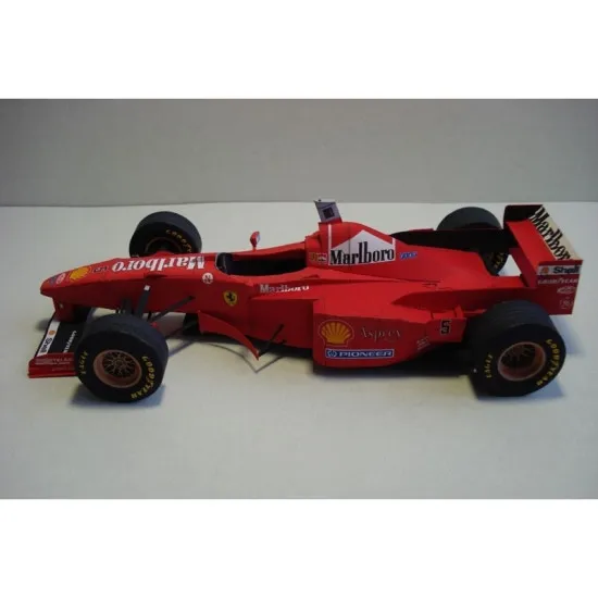 PAPER MODEL KIT GROUND EQUIPMENT BOLIDE FERRARI F310B 1/24 OREL 98