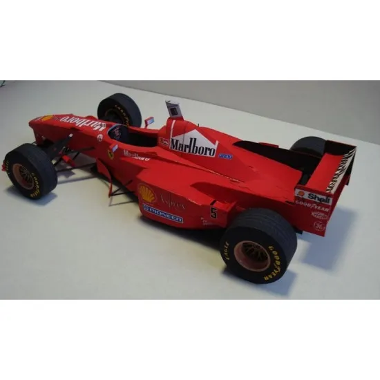 PAPER MODEL KIT GROUND EQUIPMENT BOLIDE FERRARI F310B 1/24 OREL 98