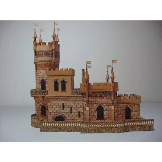 PAPER MODEL KIT ARCHITECTURE PALACE SWALLOW'S NEST 1/150 OREL 102