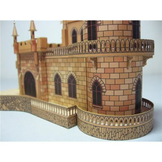 PAPER MODEL KIT ARCHITECTURE PALACE SWALLOW'S NEST 1/150 OREL 102