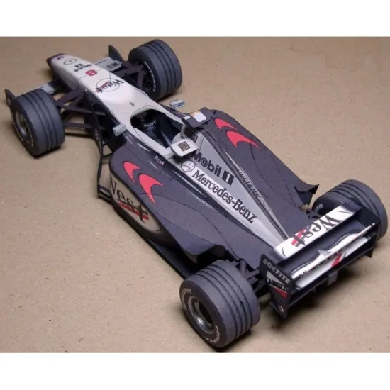 PAPER MODEL KIT GROUND EQUIPMENT , BOLIDE MCLAREN MP4/13 1/24 OREL 108
