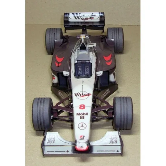 PAPER MODEL KIT GROUND EQUIPMENT , BOLIDE MCLAREN MP4/13 1/24 OREL 108