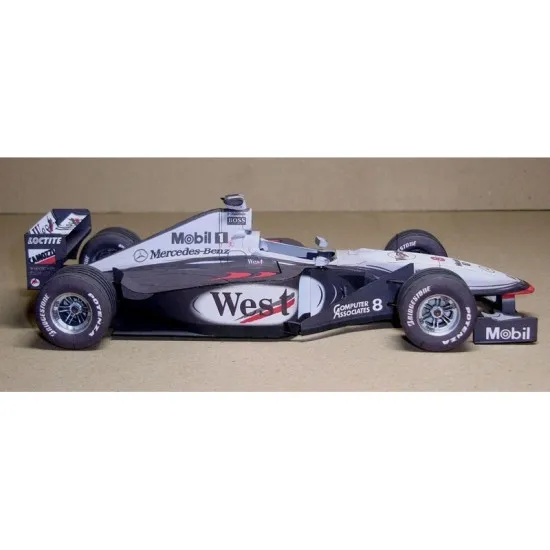 PAPER MODEL KIT GROUND EQUIPMENT , BOLIDE MCLAREN MP4/13 1/24 OREL 108