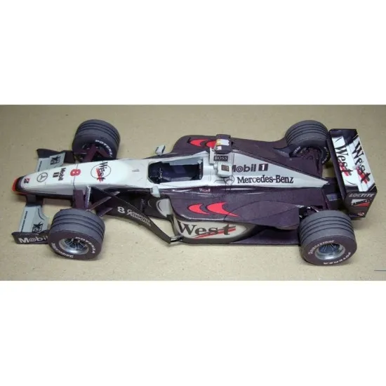 PAPER MODEL KIT GROUND EQUIPMENT , BOLIDE MCLAREN MP4/13 1/24 OREL 108
