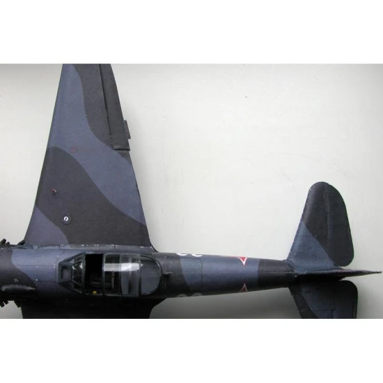 PAPER MODEL KIT MILITARY AVIATION FIGHTER YAK-9D 1/33 OREL 110