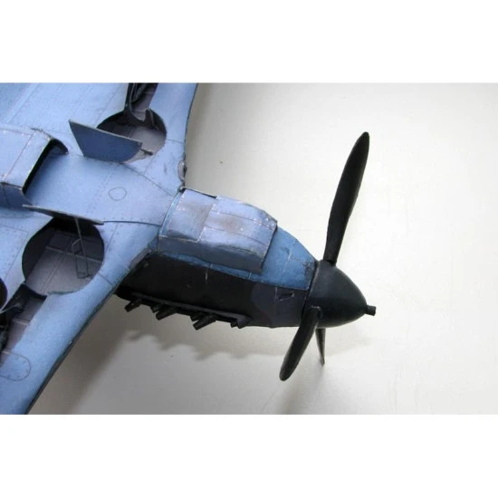 PAPER MODEL KIT MILITARY AVIATION FIGHTER YAK-9D 1/33 OREL 110