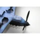 PAPER MODEL KIT MILITARY AVIATION FIGHTER YAK-9D 1/33 OREL 110