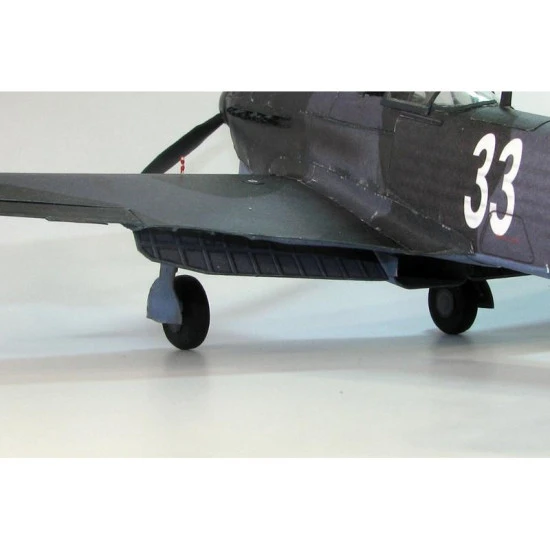 PAPER MODEL KIT MILITARY AVIATION FIGHTER YAK-9D 1/33 OREL 110