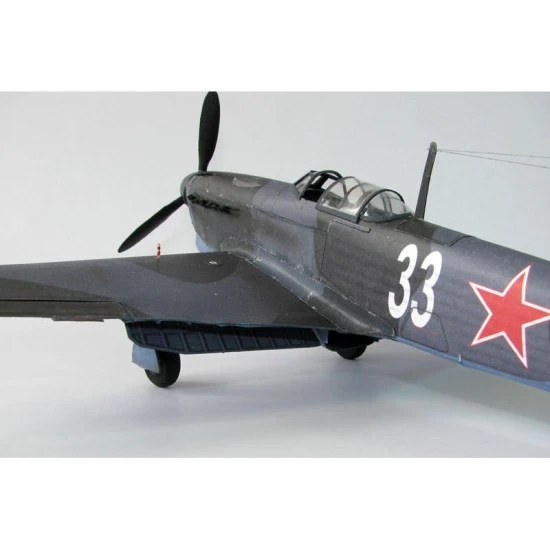 PAPER MODEL KIT MILITARY AVIATION FIGHTER YAK-9D 1/33 OREL 110