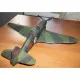 PAPER MODEL KIT MILITARY AVIATION FIGHTER YAK-7B 1/33 OREL 116