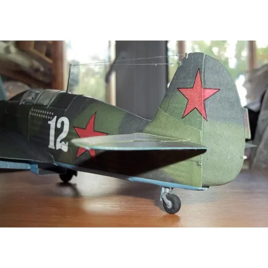 PAPER MODEL KIT MILITARY AVIATION FIGHTER YAK-7B 1/33 OREL 116