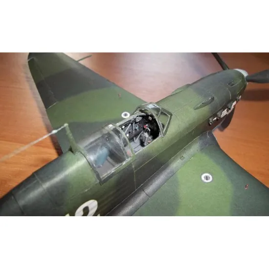 PAPER MODEL KIT MILITARY AVIATION FIGHTER YAK-7B 1/33 OREL 116