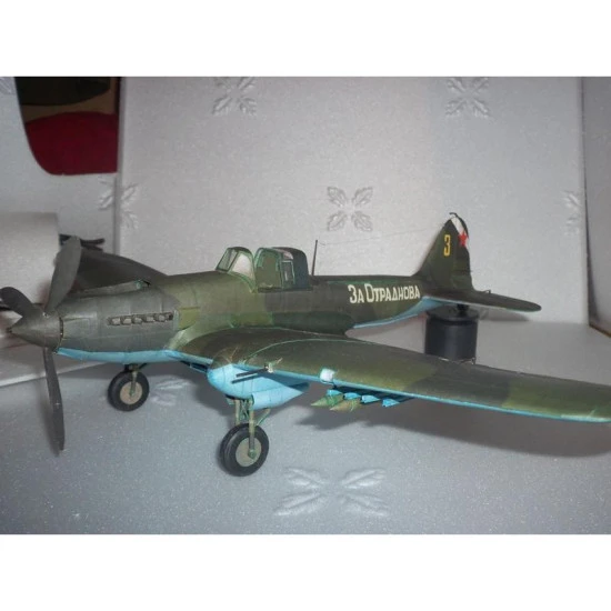 PAPER MODEL KIT MILITARY AVIATION ATTACK (SINGLE) IL-2 1/33 OREL 126