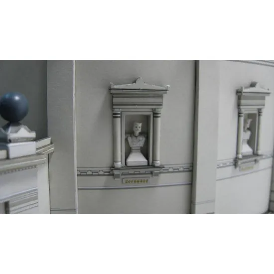 PAPER MODEL KIT ARCHITECTURE PANORAMA MUSEUM DEFENSE 1/150 OREL 131