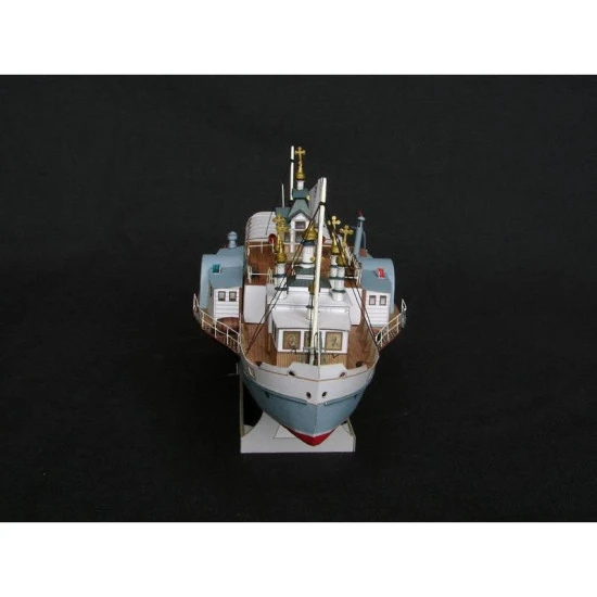 PAPER MODEL KIT CIVIL FLEET STEAMER ST. NICHOLAS THE WONDERWORKER 1/200 OREL 133