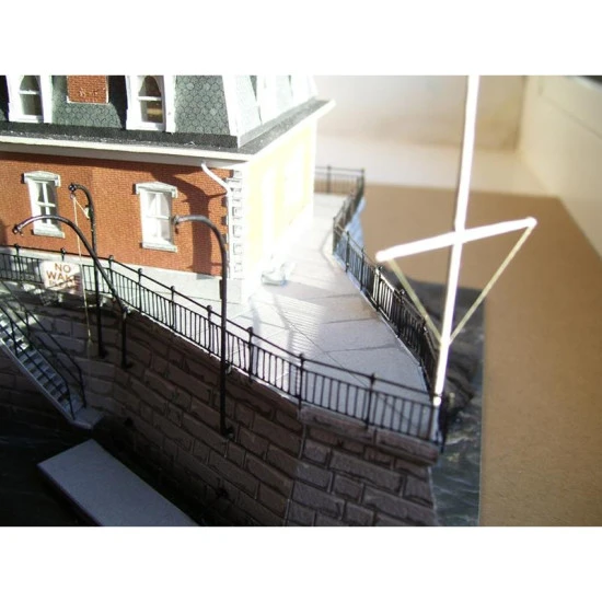 PAPER MODEL KIT ARCHITECTURE LIGHTHOUSE HUDSON-ATHENS 1/150 OREL 139