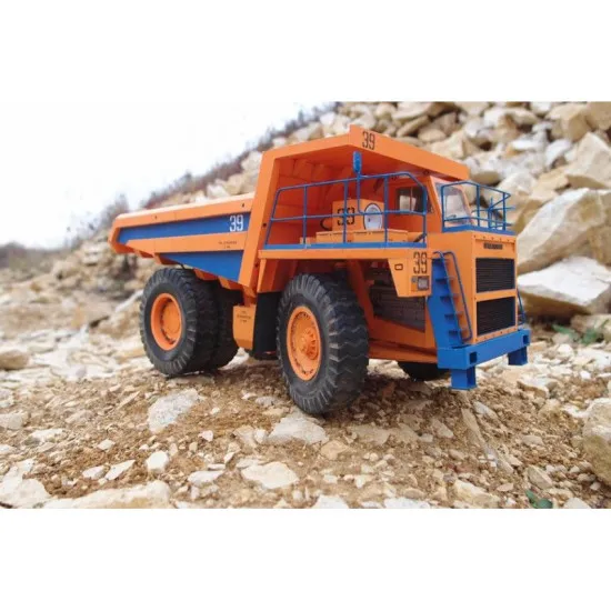 PAPER MODEL KIT CIVILIAN CARS , DUMPER BELAZ-7555 1/32 OREL 145