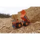 PAPER MODEL KIT CIVILIAN CARS , DUMPER BELAZ-7555 1/32 OREL 145