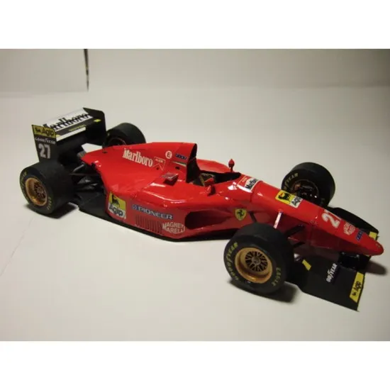 PAPER MODEL KIT GROUND EQUIPMENT , BOLIDE FERRARI 412T1 1/24 OREL 147