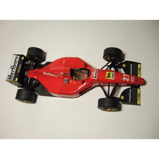PAPER MODEL KIT GROUND EQUIPMENT , BOLIDE FERRARI 412T1 1/24 OREL 147