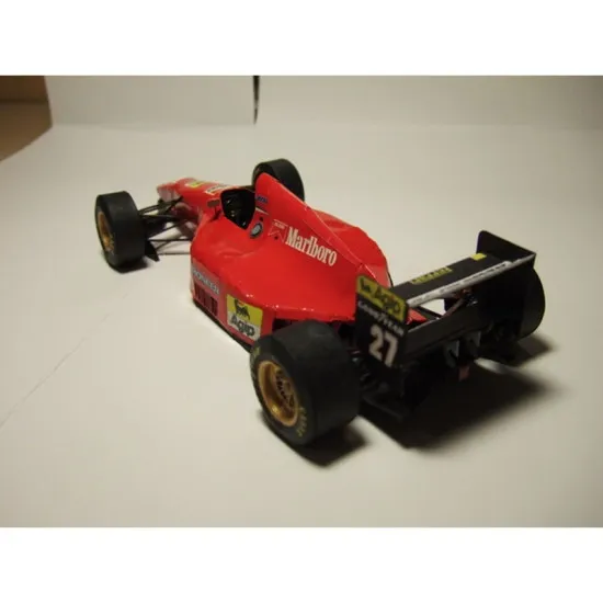 PAPER MODEL KIT GROUND EQUIPMENT , BOLIDE FERRARI 412T1 1/24 OREL 147