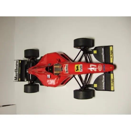 PAPER MODEL KIT GROUND EQUIPMENT , BOLIDE FERRARI 412T1 1/24 OREL 147