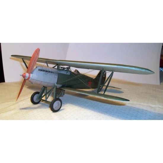 PAPER MODEL KIT MILITARY AVIATION FIGHTER AIRCRAFT I-3 1/33 OREL 151