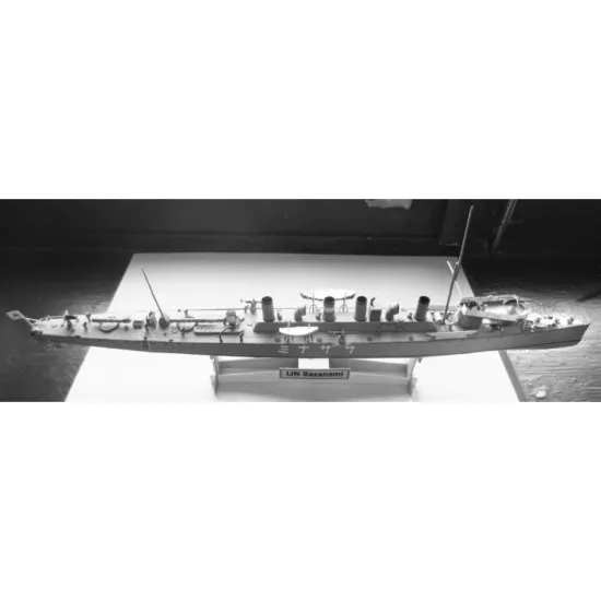 PAPER MODEL KIT MILITARY FLEET THE DESTROYER SAZANAMI 1/200 OREL 155