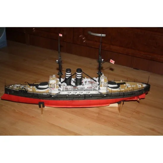 PAPER MODEL KIT MILITARY FLEET BATTLESHIP MIKASA 1/200 OREL 157