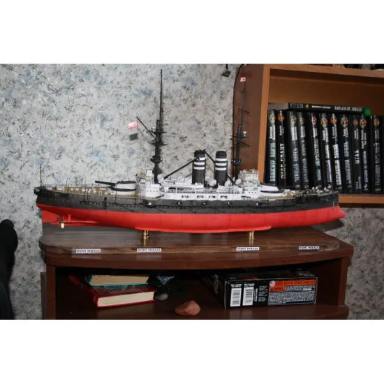 PAPER MODEL KIT MILITARY FLEET BATTLESHIP MIKASA 1/200 OREL 157