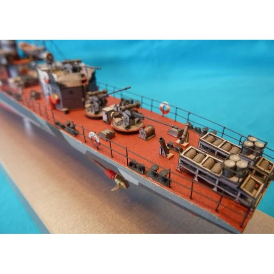 PAPER MODEL KIT CIVIL FLEET BORDER PATROL SHIP DIAMOND 1/200 OREL 169