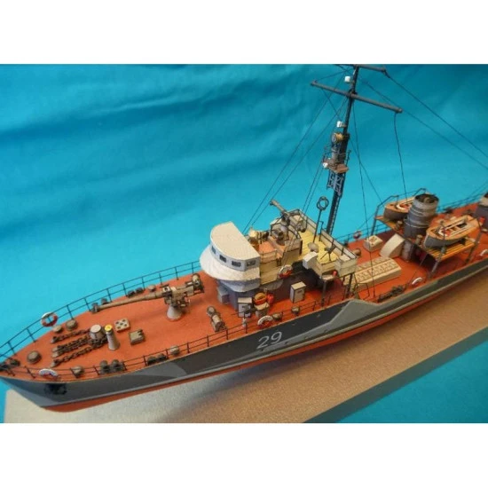 PAPER MODEL KIT CIVIL FLEET BORDER PATROL SHIP DIAMOND 1/200 OREL 169