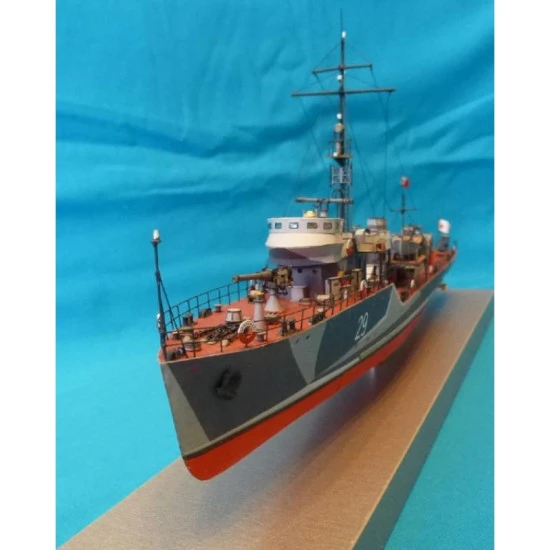 PAPER MODEL KIT CIVIL FLEET BORDER PATROL SHIP DIAMOND 1/200 OREL 169
