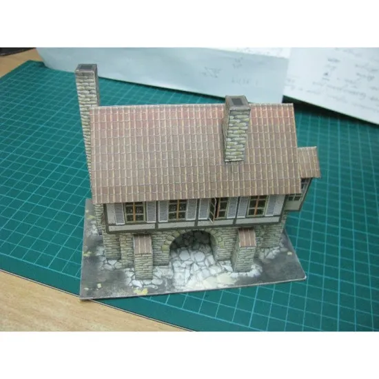 PAPER MODEL KIT ARCHITECTURE 1/87 TALKVILLE OREL 141