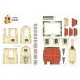 PAPER MODEL KIT ARCHITECTURE 1/87 UNCLE MARTIN'S COTTAGE OREL 143