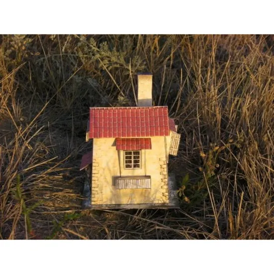 PAPER MODEL KIT ARCHITECTURE 1/87 UNCLE MARTIN'S COTTAGE OREL 143