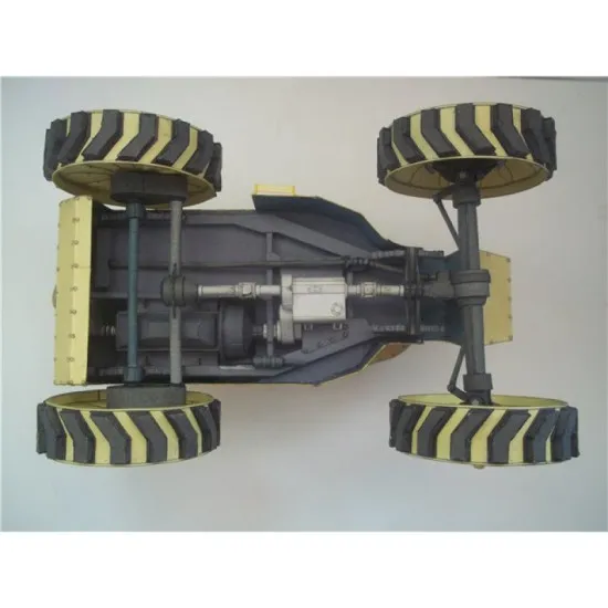 PAPER MODEL KIT MILITARY ARMOR WHEELED TANK ANSALDO 1/25 OREL 174