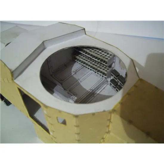 PAPER MODEL KIT MILITARY ARMOR WHEELED TANK ANSALDO 1/25 OREL 174