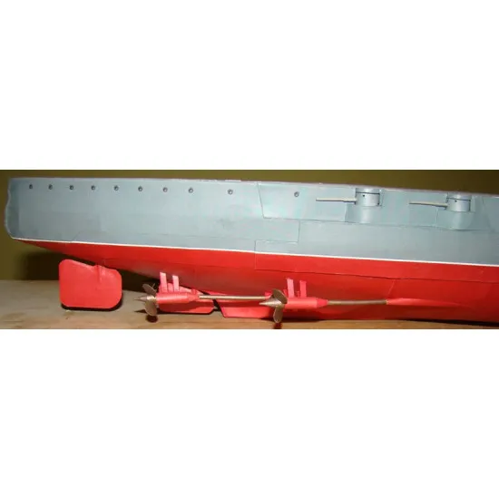 PAPER MODEL KIT MILITARY FLEET BATTLECRUISER ISHMAEL 1/200 OREL 175